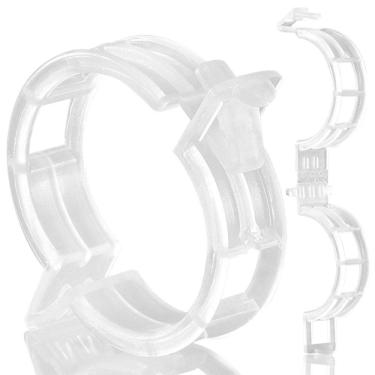 Imagem de 200 peças de clipes de jardim para plantas trepadeiras, clipes de treliça reutilizáveis para tomates, pepinos, ervilhas - suportes de plantas de plástico suave, suportes de plantas de plástico