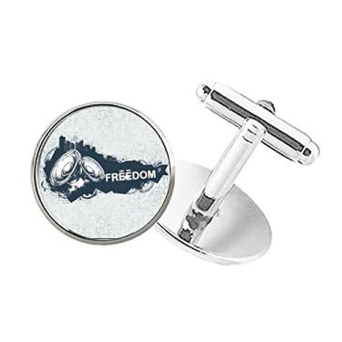 Imagem de DIYthinker Abotoaduras Graffiti Street Culture Hip Hop com botões redondos