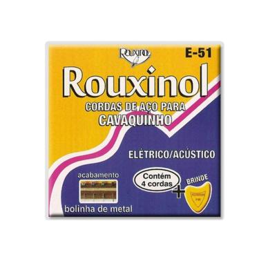 Imagem de Encordoamento Para Cavaco Rouxinol E51 011? Elétrico Aço - C/Palheta