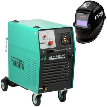 Imagem de Solda Mig/Mag 225A Monofásica Vulcano Mig 250 M Balmer + Máscara Automática