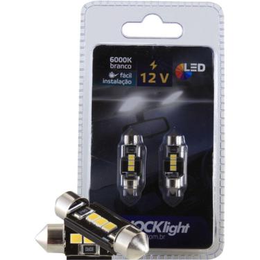 Imagem de Par Led Torpedo Shocklight 3 Leds Smd 2835 12v 31mm