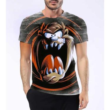 Imagem de Camisa Camiseta Taz-Mania Looney Tunes Diabo Tasmânia Hd 8 - Estilo Kr