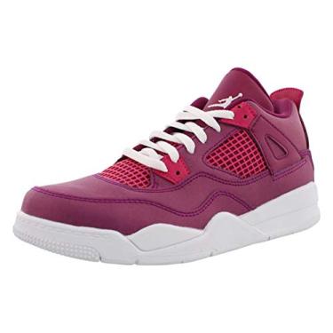 Imagem de Air Jordan Retro 4 "Berry Pink" True Berry/Rush Pink-White (PS) (11 M US Little Kid)