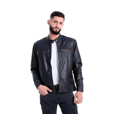 Imagem de Jaqueta de Couro Slim Preta