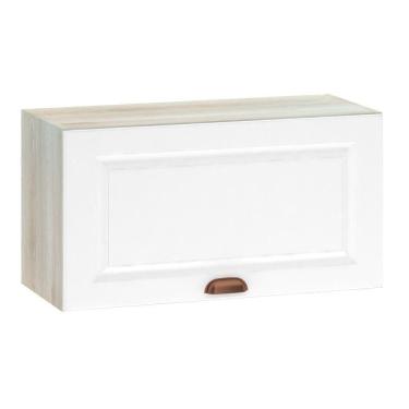 Imagem de Armário Aéreo 80 Cm 1 Porta Legno Crema Com Branco Pet