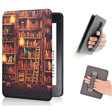 Imagem de Capa compatível com a 11ª geração do Kindle lançado em 2022, modelo (C2V2L3). Capa à prova de queda com alça de mão e despertar para hibernar automático, não para Kindle Paperwhite de 11ª geração