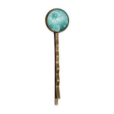 Imagem de Grampo de cabelo de metal retrô com imagem de célula de criatura