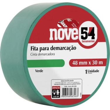 Imagem de Fita Demarcação Adesiva 48MM X 30M - Nove54 | Verde