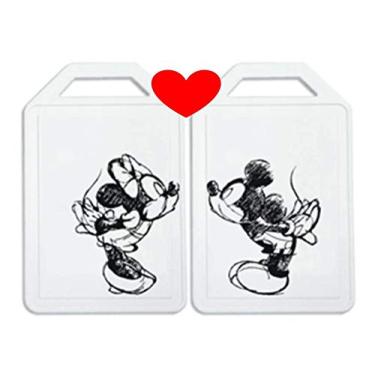 Imagem de Tábuas para Corte Simonaggio Disney - Mickey e Minnie - 2 Pçs