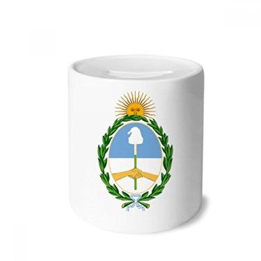 Imagem de DIYthinker Buenos Aires Argentina Caixa de Dinheiro com Emblema Nacional Porta-Moedas de Cerâmica Presente