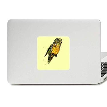 Imagem de Adesivo de vinil pássaro papagaio amarelo decoração de PC