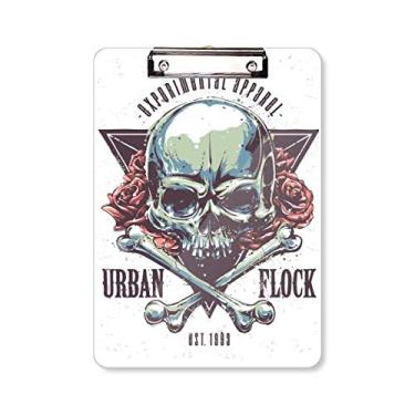 Imagem de Urban Flock indiano esqueleto totem prancheta pasta bloco de escrita placa de apoio A4