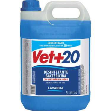 Imagem de Desinfetante Vet+20 Bactericida de Lavanda - 5 Litros
