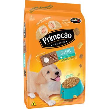 Imagem de Ração Seca Primocão Premium Original Carne e Leite para Cães Filhotes - 20 Kg