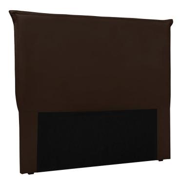 Imagem de Cabeceira Solteiro 0,90m Barcelona Suede Marrom - Pallazio