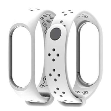 Imagem de Nandos-Store - Pulseira NSmart compatíveis com MI BAND 4, Branca NK