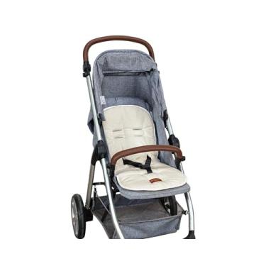 Imagem de Capa carrinho linho bege