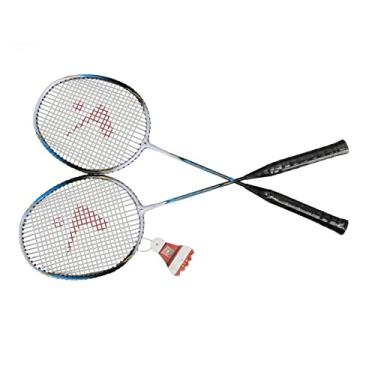 Imagem de Conjunto de Raquete de Badminton Conjunto de Raquete de Badminton Raquete de Badminton, 1 par Conjunto de Raquete de Badminton Liga de Alumínio Com Raquete de Badminton Azul