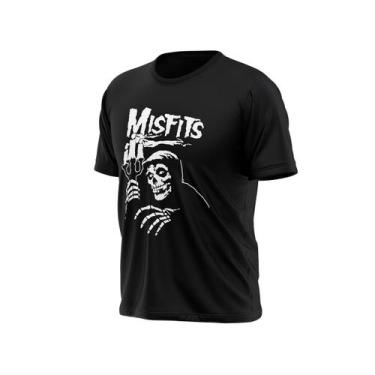 Imagem de Camiseta Tradicional Masculina - Misfits - Punk Rock - Porto Stamp