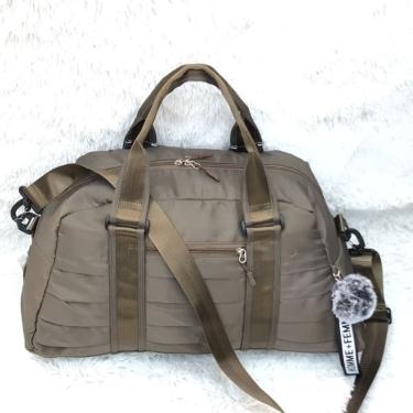 Imagem de Bolsa Feminina Mala Esportiva Fitness Academia + Chaveiro