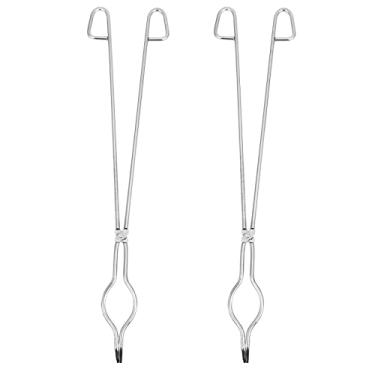 Imagem de Baglaum 2 pinças de cadinho de 50 cm, suporte de prato de derretimento para refinar fundição cobre dourado metal