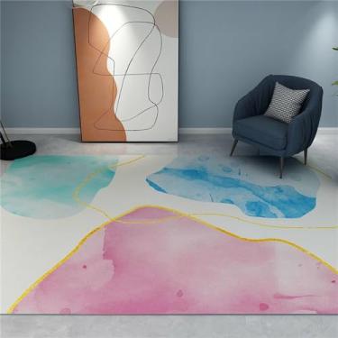 Imagem de Tapete para sala de estar, quarto, mesa de café, retangular, completo, veludo, cobertor para cama de casa, 15,40cm x 60cm