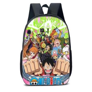 Imagem de MOCHILA ESCOLA INFANTIL JUVENIL ANIME ONE PIECE-Unissex