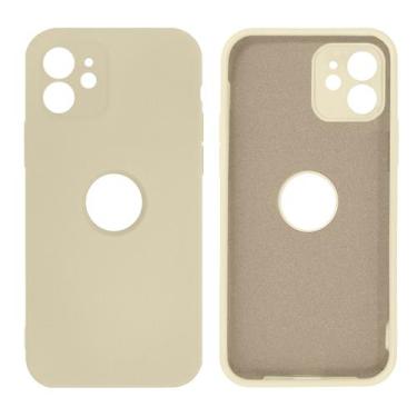 Imagem de Capa Capinha Proteção Câmera Furo para iPhone 12 - GCM, Amarelo Bebê