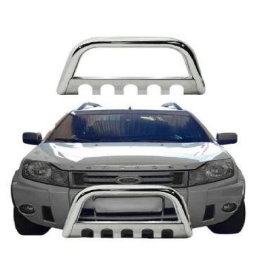 Imagem de Quebra Mato Ecosport 2008 2009 2010 2011 2012 Cromado Chapa - HOZZ