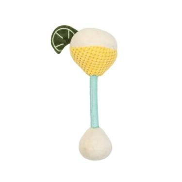 Imagem de brinquedo pelúcia drink para cães com som - oikos animal, U, AMARELO
