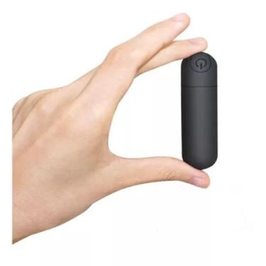 Imagem de Bullet Vibratório Aveludado Recarregável Com 10 Vibrações Discreto - P