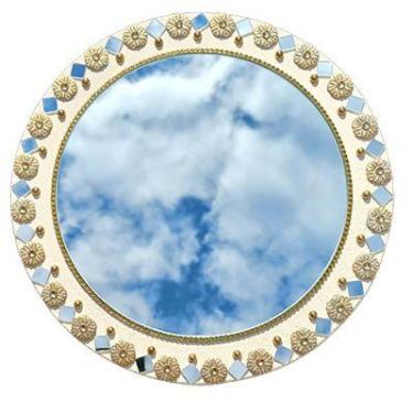 Imagem de Mandala Espelho/Proteção e Equilíbrio 26cm - Aqui Tem Magia