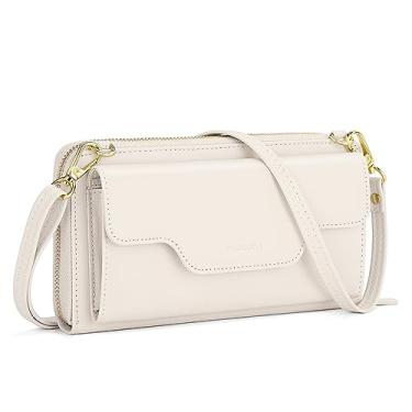 Imagem de nuoku Bolsas de ombro femininas pequenas, bolsas de mão para mulheres com porta-cartão de crédito, 2 - Damasco