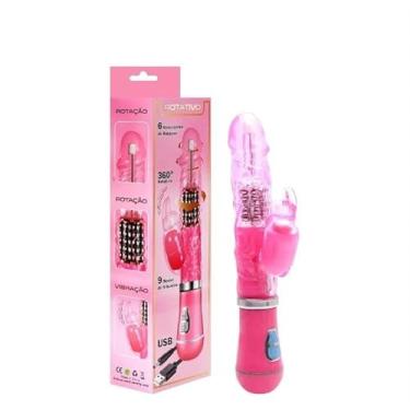 Imagem de Vibrador Rotativo USB com 6 Modos de Rotação e 9 Modos de Vibração, Roxo