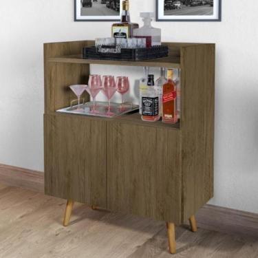 Imagem de Aparador Buffet Retrô 2 Portas Suiça Ferrara - REDE MOVEIS