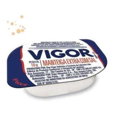 Imagem de Manteiga Extra Com Sal Vigor Blister Sache 10g Caixa 192 Un