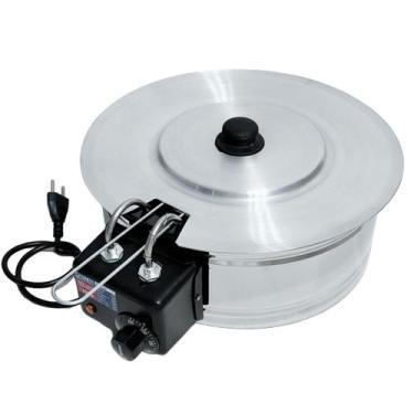 Imagem de Fritadeira Elétrica Industrial Esmalte 5L com Tampa  - Casinha Industr