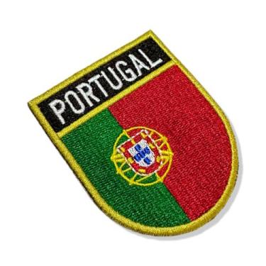 Imagem de BP0071E-001 Bandeira Portugal Patch Bordado 6,8x8,0cm - BR44