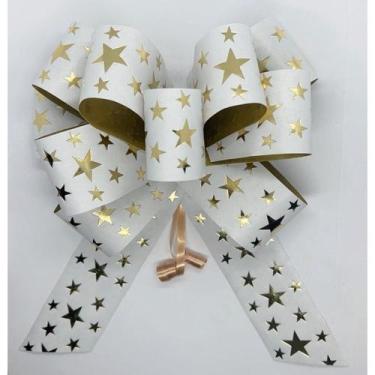 Imagem de Laço Pronto Para Presente e Embalagem - Laço Estrela  Flor Grande  10 