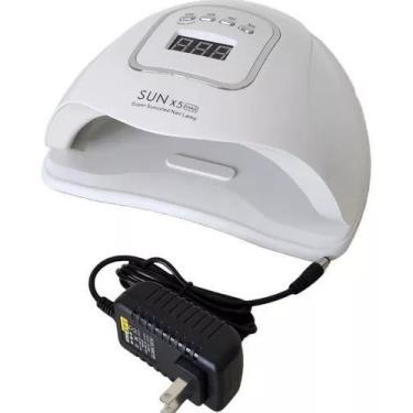 Imagem de Cabine para Secagem de Unhas Led/UV Bivolt 48W Modelo Sun 5 MAX Branco
