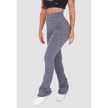Imagem de Calça Legging Flare Bailarina Boca de Sino Fitness Casual Suplex - Gol