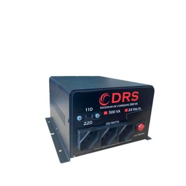 Imagem de Inversor DRS nacional 500VA 350WATTS 12 ou 24V onda quadrada - DRS - D