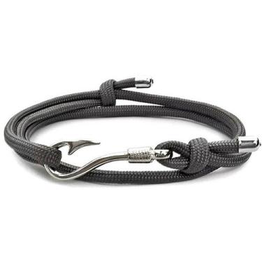 Imagem de Pulseira De Âncora Náutica Masculina Prata - Gafeno Acessórios, M