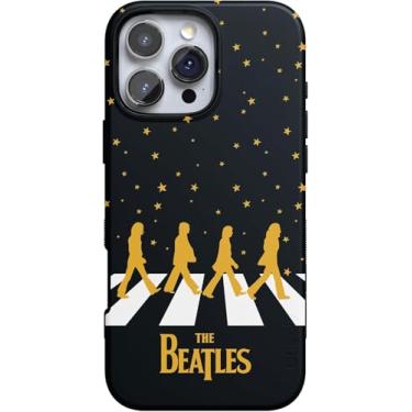 Imagem de Casely Capa para iPhone 16 Pro Max | Caminhada noturna | Capa com imagem dupla The Beatles Abbey Road | Design protetor arrojado | Compatível com MagSafe