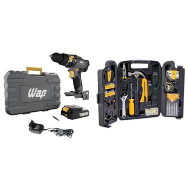 Imagem de Kit WAP Parafusadeira K21-ID01 + Kit Ferramentas 132pç
