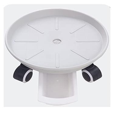 Imagem de LICONG-2020 Bonsai Base Planter Trolley Plant Stand Easy Rolling Heavy Duty 360° Rodas Giratórias Plástico Durável Interior Exterior Casa e Jardim Ferramenta Planta Dolly Vaso Base (B, L)