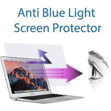 Imagem de Protetor de tela antiluz azul (pacote com 2) para Macbook Air 11 polegadas número do modelo A1370 e A1465. Filtre a luz azul e alivie o cansaço visual do computador para ajudá-lo a dormir melhor