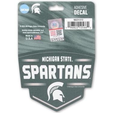 Imagem de Adesivo de vinil adesivo Michigan State University - Adesivo espartans divertido para carro, janela, garrafa de água ou laptop