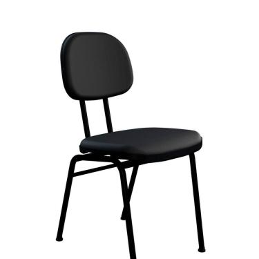 Imagem de Cadeira 4 Pés Internauta Secretaria Preto