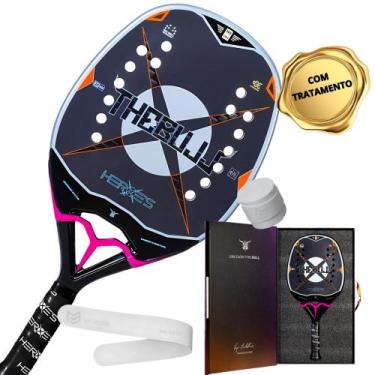 Imagem de Raquete De Beach Tennis Heroes The Bull 2025 + Tratamento